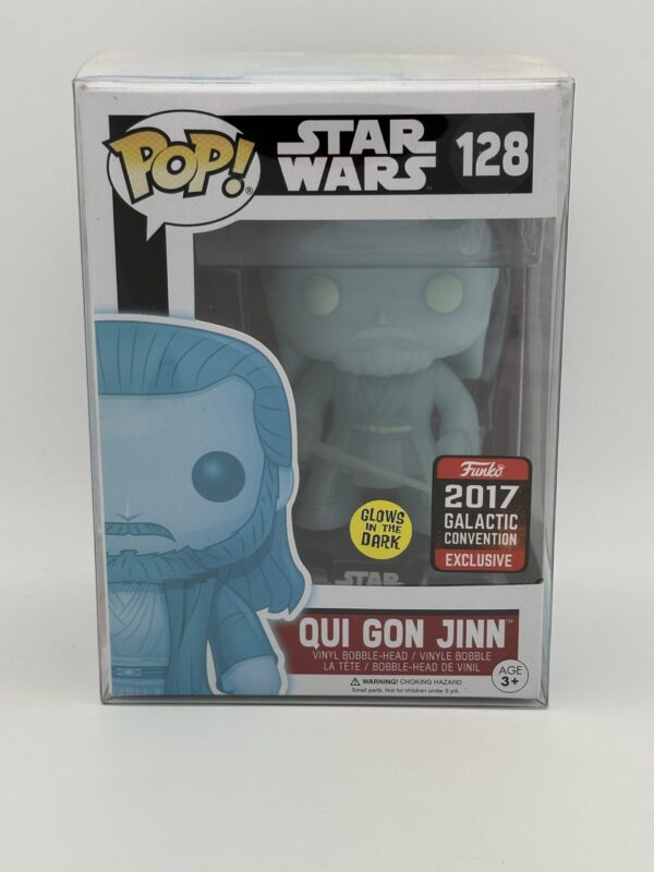 Star Wars #128 Qui Gon Jinn GITD 2017 Galactic Con Exclusive Glows
