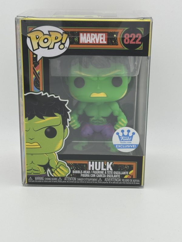 Funko Pop! Marvel Collection Hulk Bobblehead Funko Exclusive #822 + protector