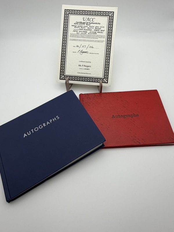 Tennis Legends, Tennis Champions Autograph Books (Navratilova, BJ King, Borg, Becker, McEnroe, Graf, Sampras, Agassi)